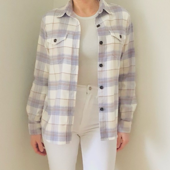 Tilley Tops - Organic Cotton Flannel Plaid Shirt